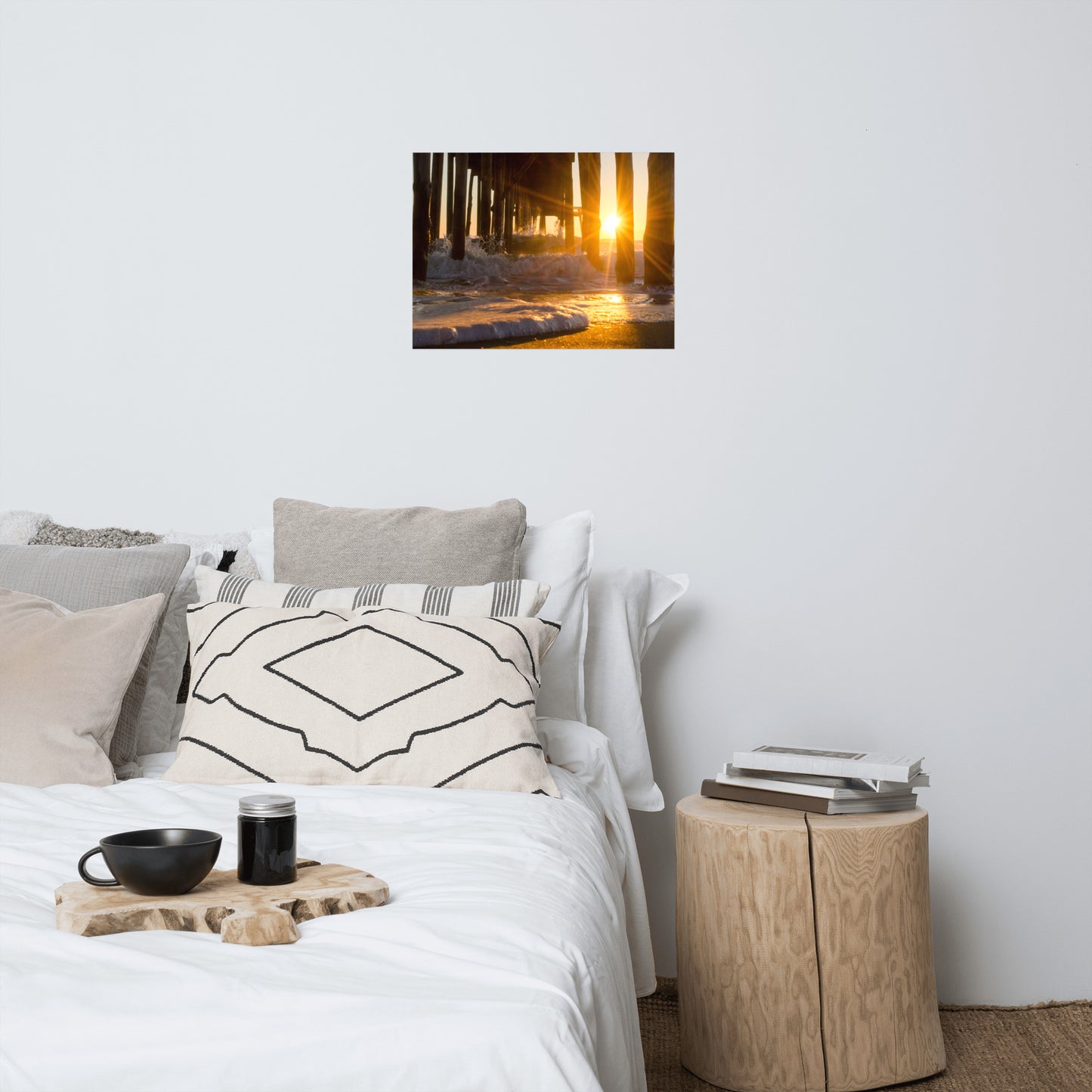 Seafoam In The Sunlight Landscape Photo Loose Wall Art Prints