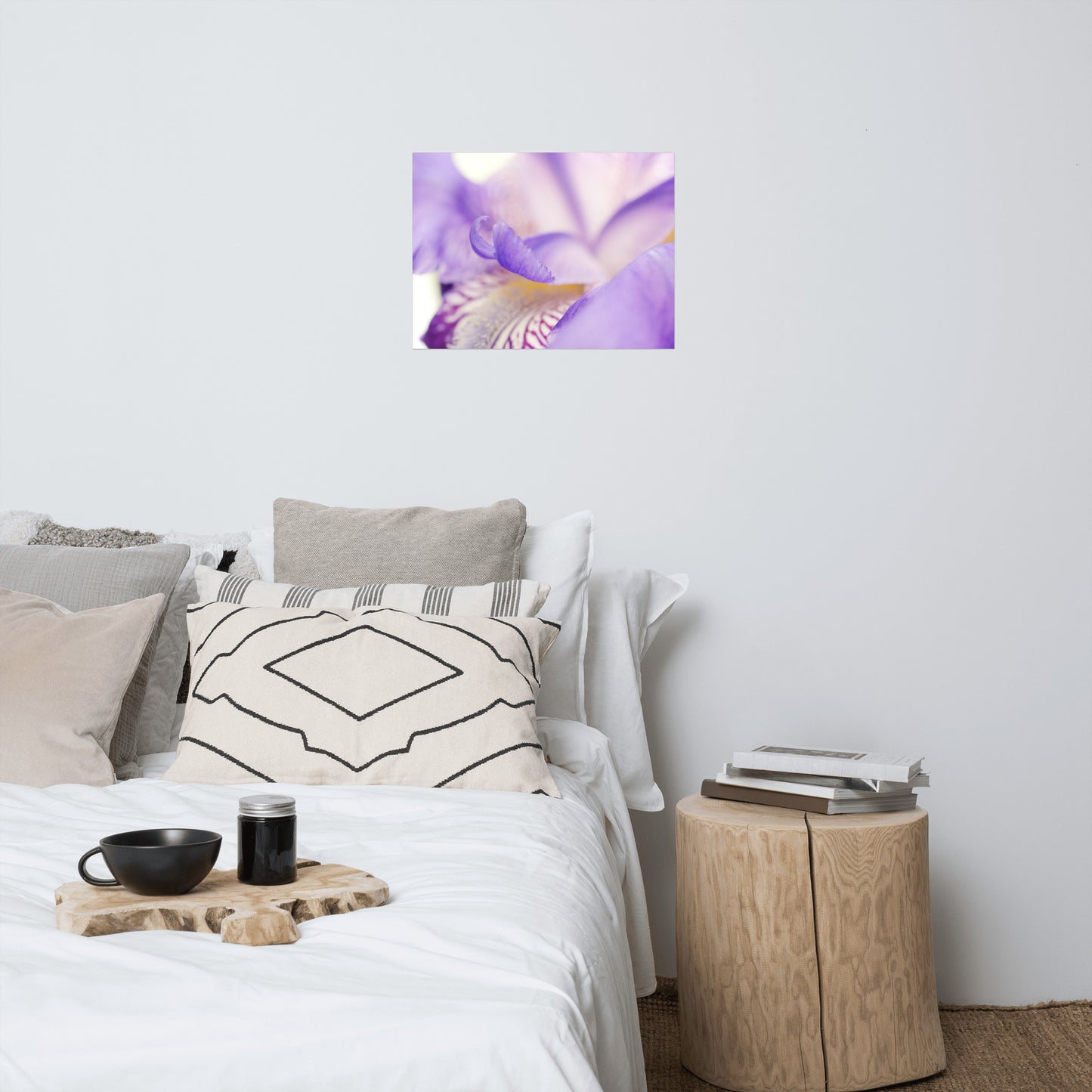 Soft Focus Iris Petals Floral Nature Photo Loose Unframed Wall Art Prints