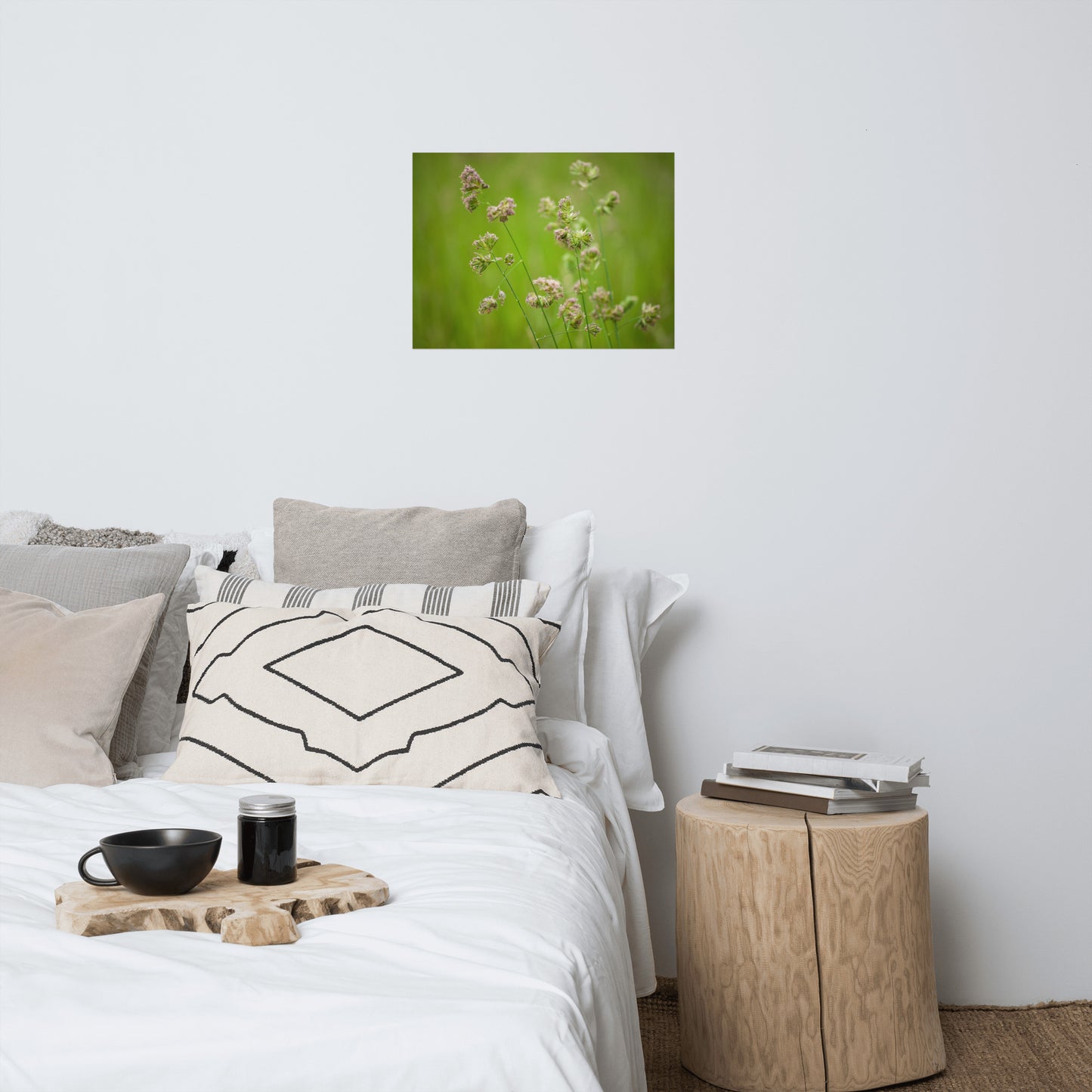 Softened Fields Rustic Farmhouse Style Botanical Nature Photo Loose Unframed Wall Art Prints