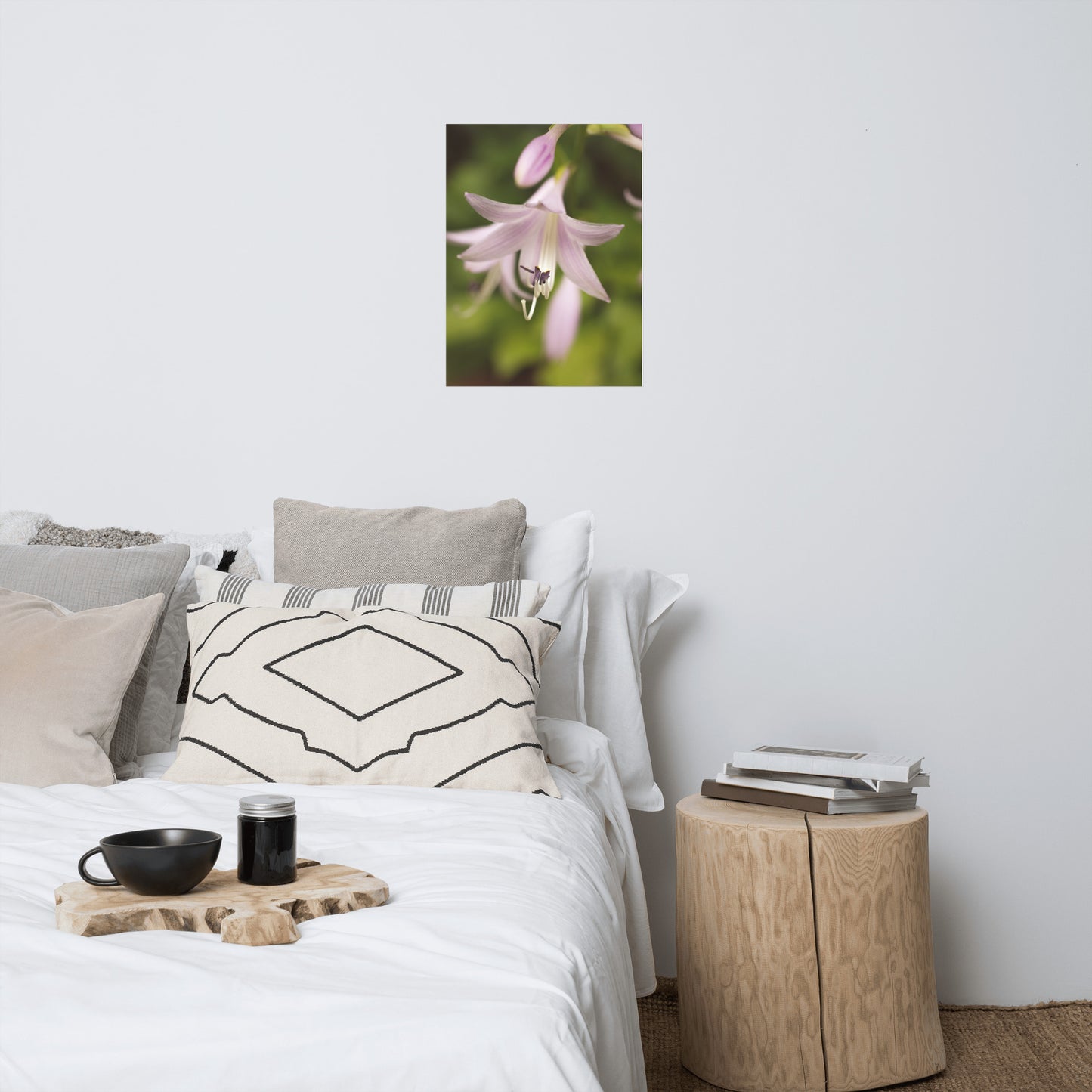 Softened Hosta Bloom Floral Nature Photo Loose Unframed Wall Art Prints