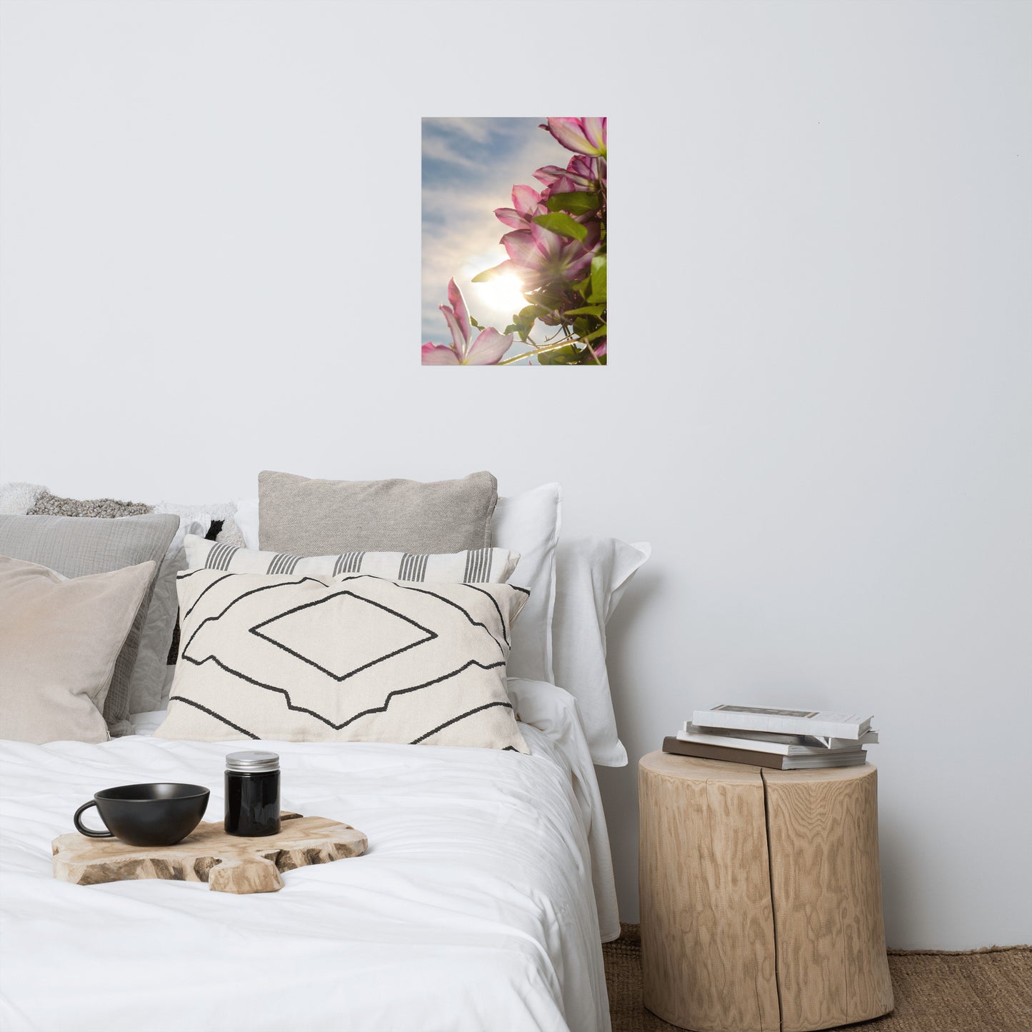 Towering Clematis Floral Nature Photo Loose Unframed Wall Art Prints