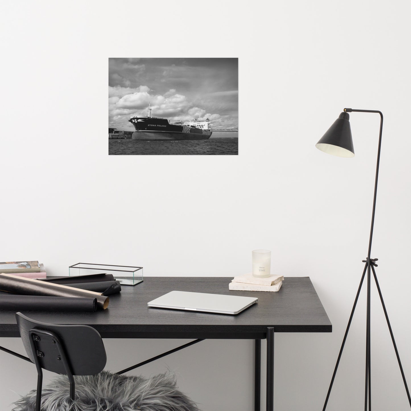 Ship On The St. Johns River Coastal Photo Loose Wall Art Print