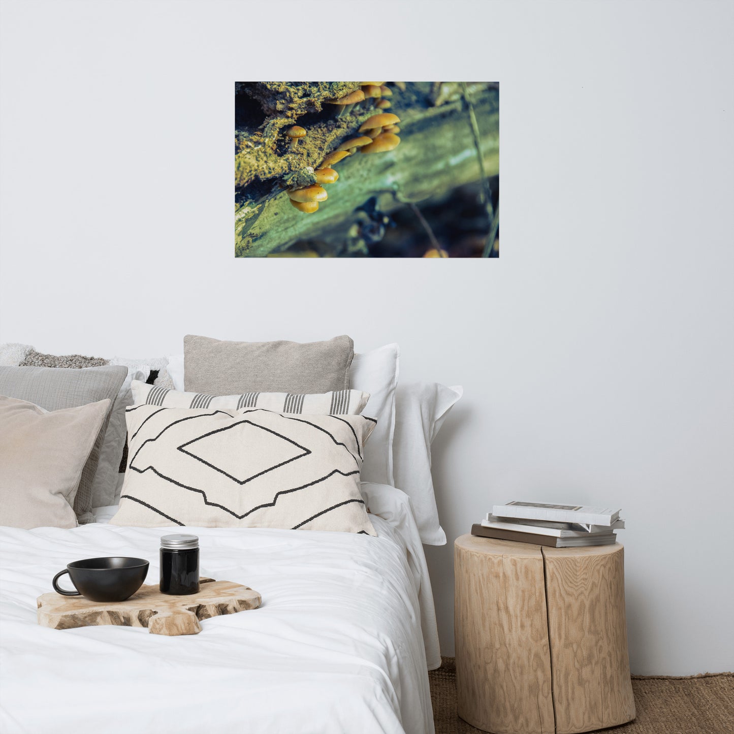 Boho Botanical Wall Art: Aged Mushroom - Botanical / Plants / Nature Photograph Loose / Unframed / Frameless / Frameable Wall Art Print - Artwork
