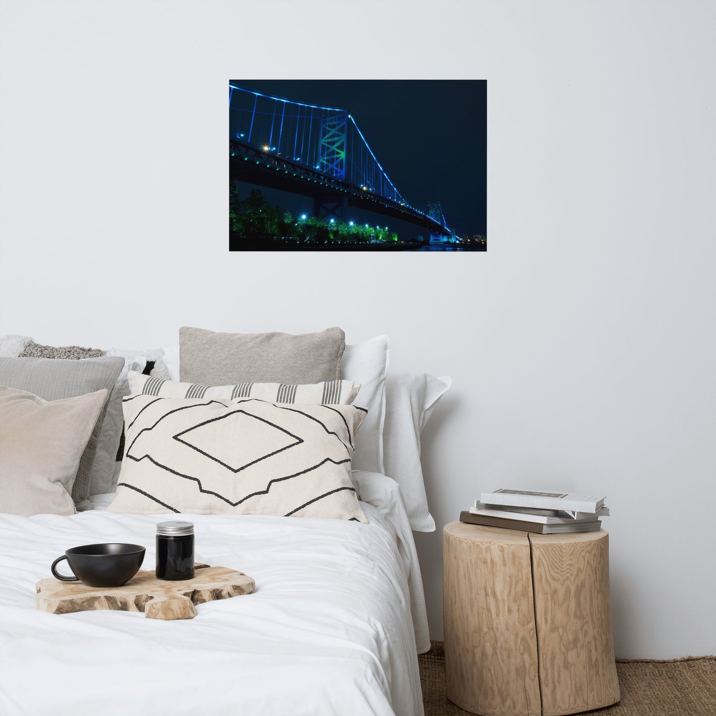 Ben Franklin Bridge Urban Landscape Loose Unframed Wall Art Prints