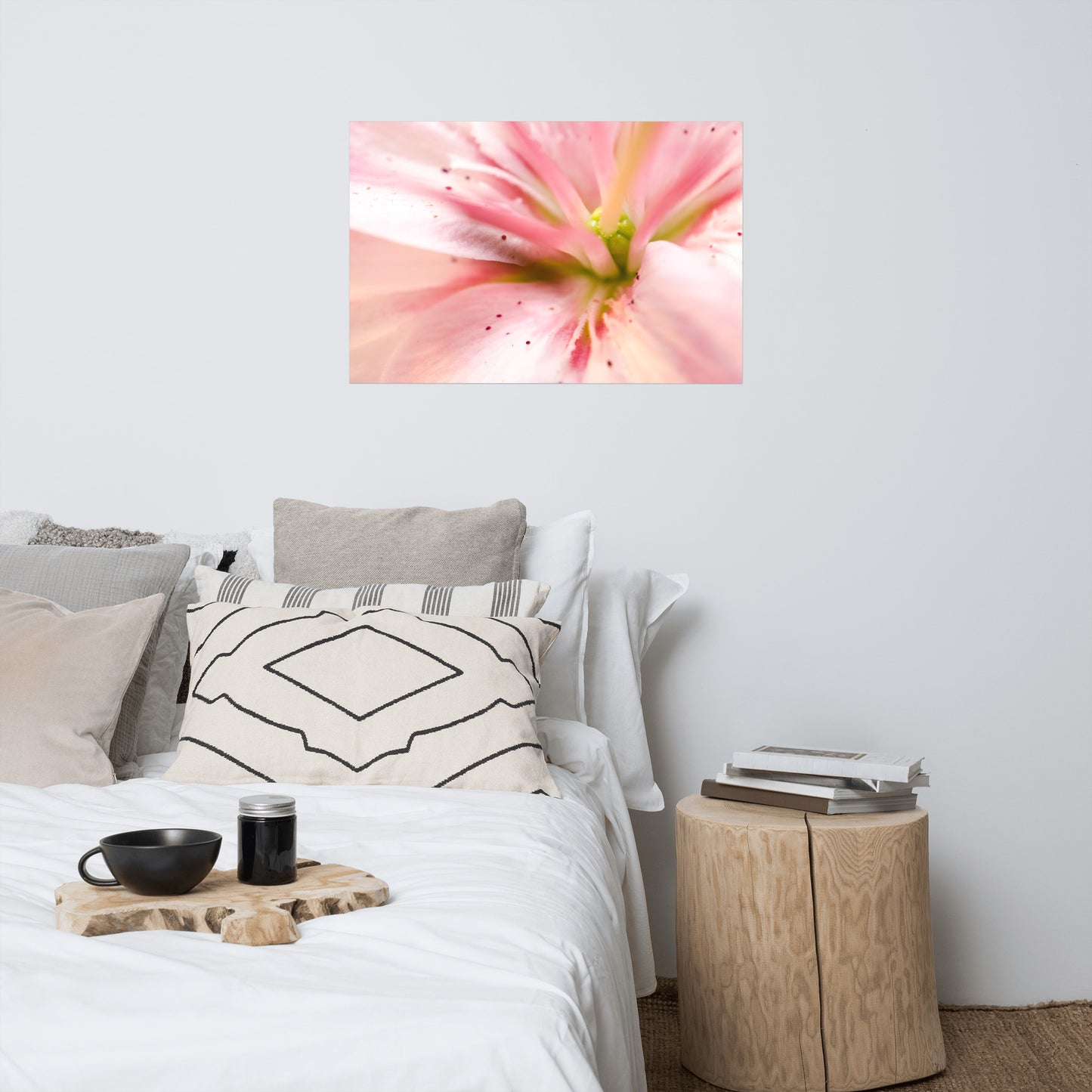 Center of the Stargazer Lily Floral Nature Photo Loose Unframed Wall Art Prints
