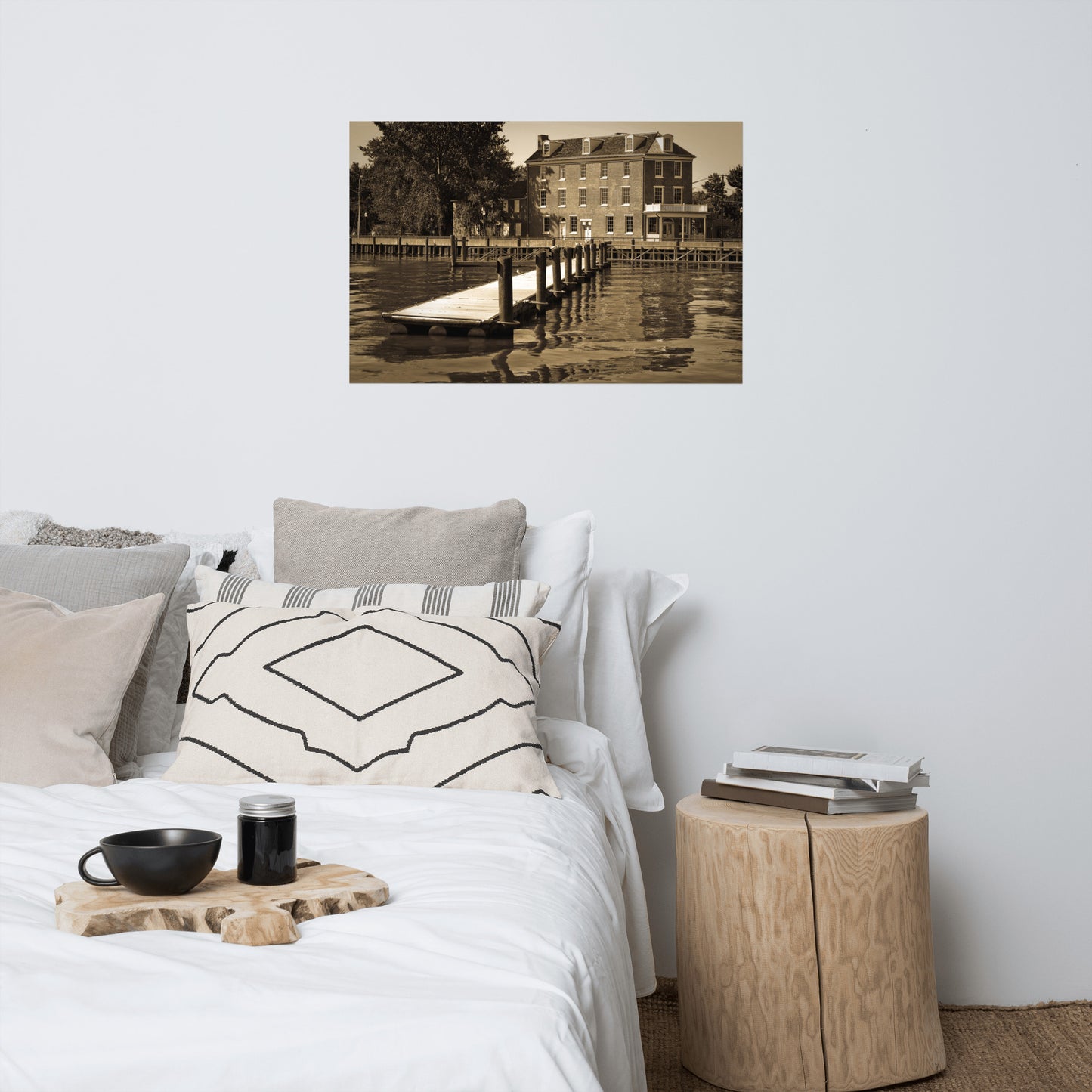 Delaware City Dock Landscape Photo Loose Wall Art Prints