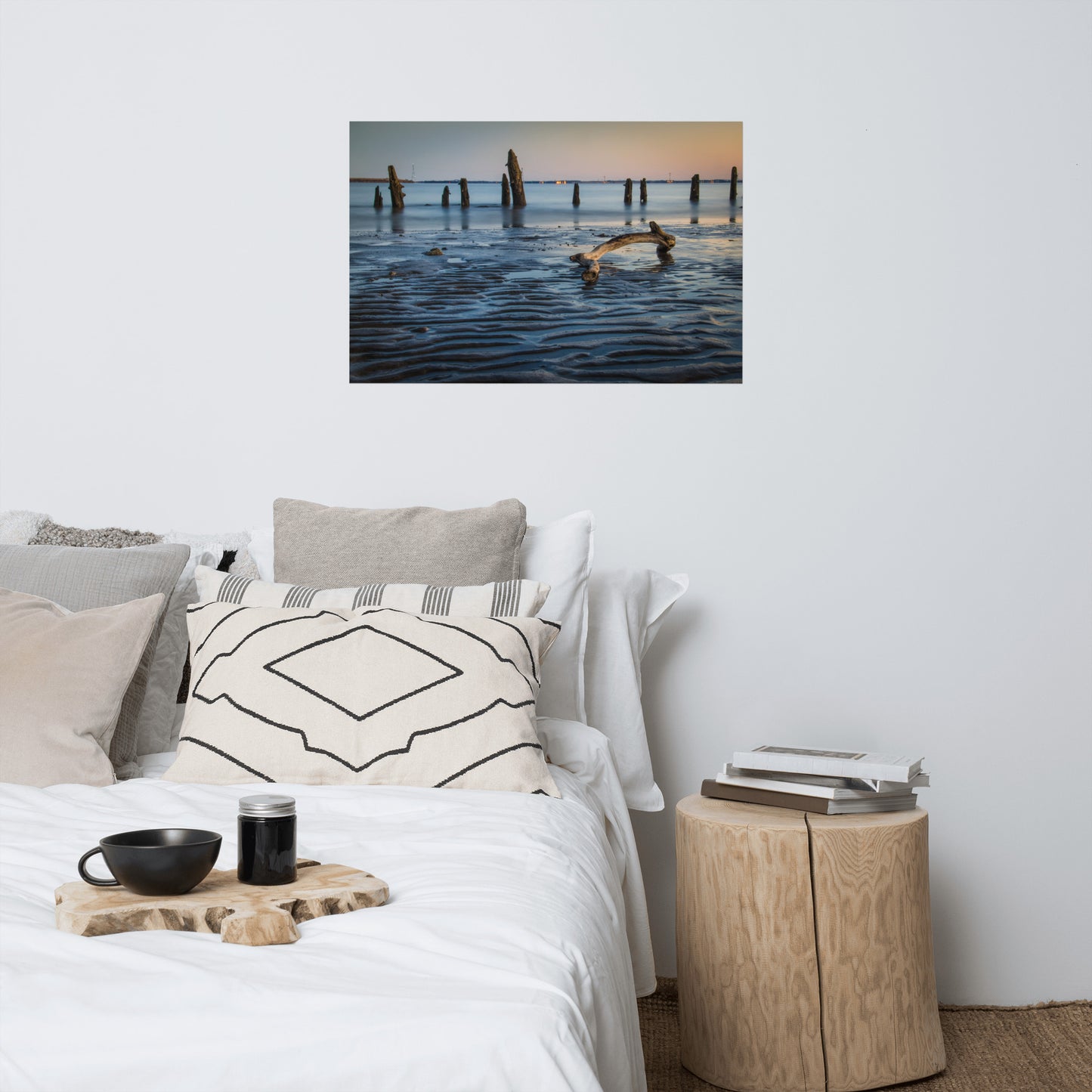 Driftwood and Sandbars Landscape Photo Loose Wall Art Prints