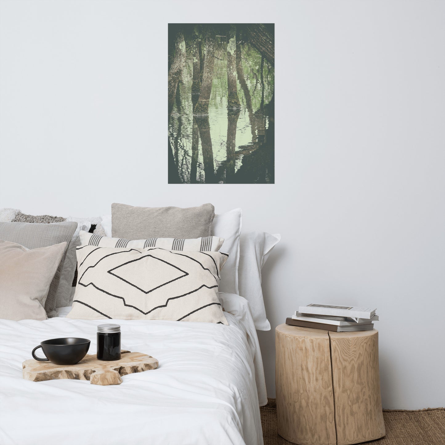 Early Spring Reflections on the Marsh Rustic Botanical Nature Photo Loose Unframed Wall Art Prints