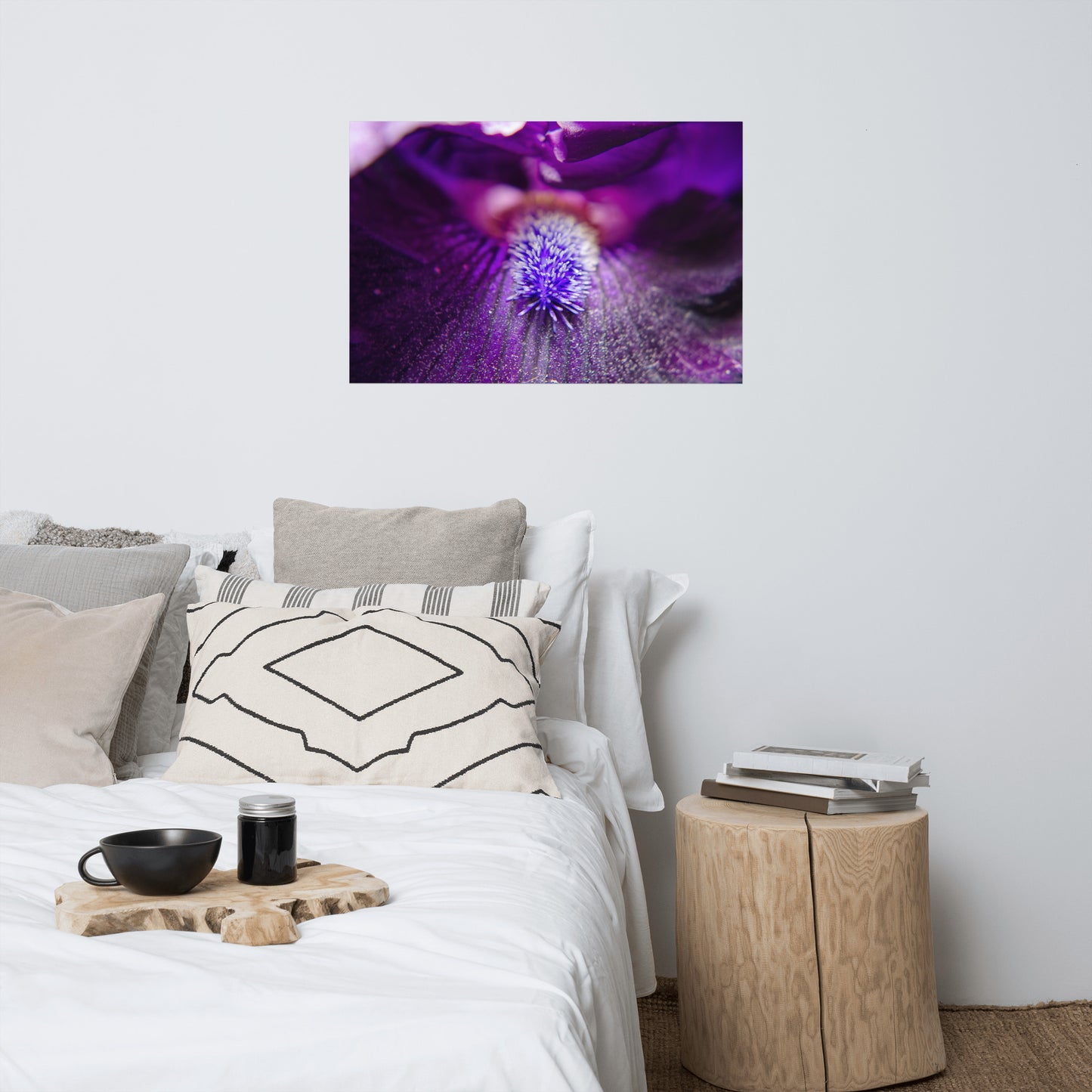 Eye of Iris Floral Nature Photo Loose Unframed Wall Art Prints