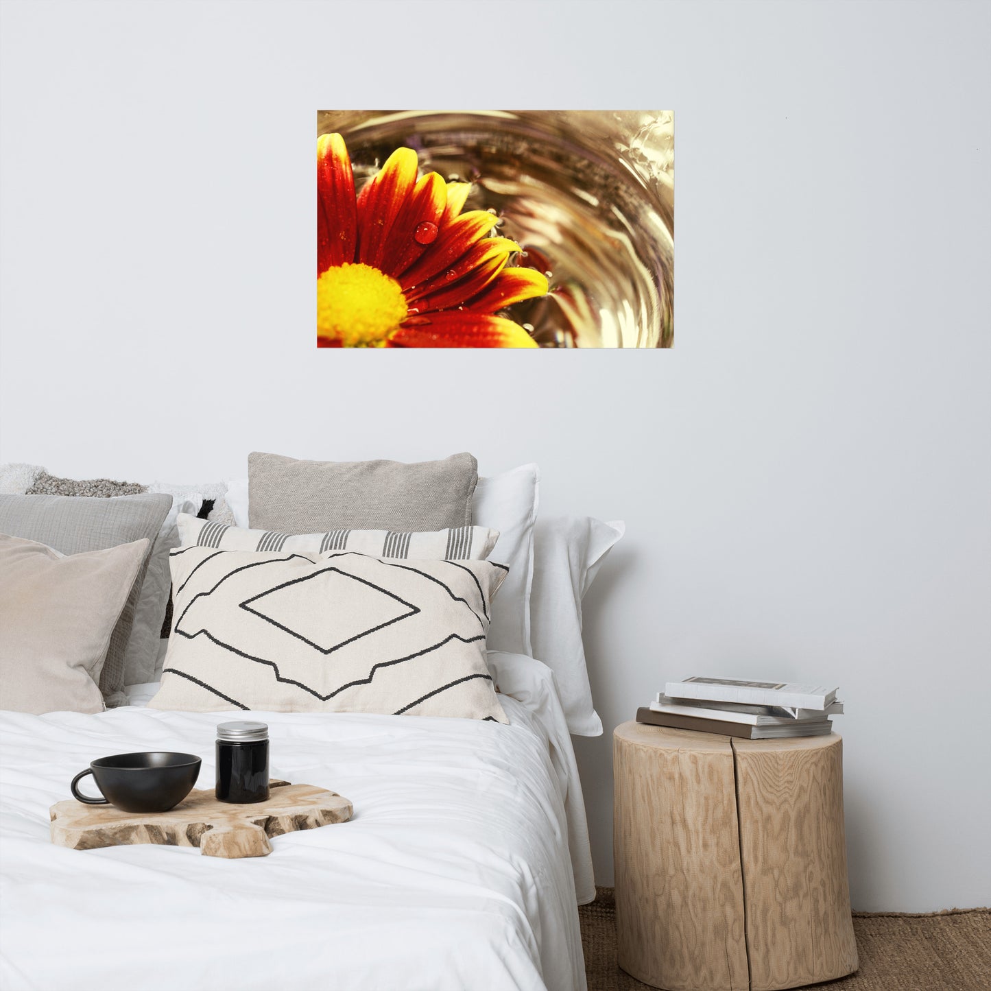 Floating Mum Floral Nature Photo Loose Unframed Wall Art Prints