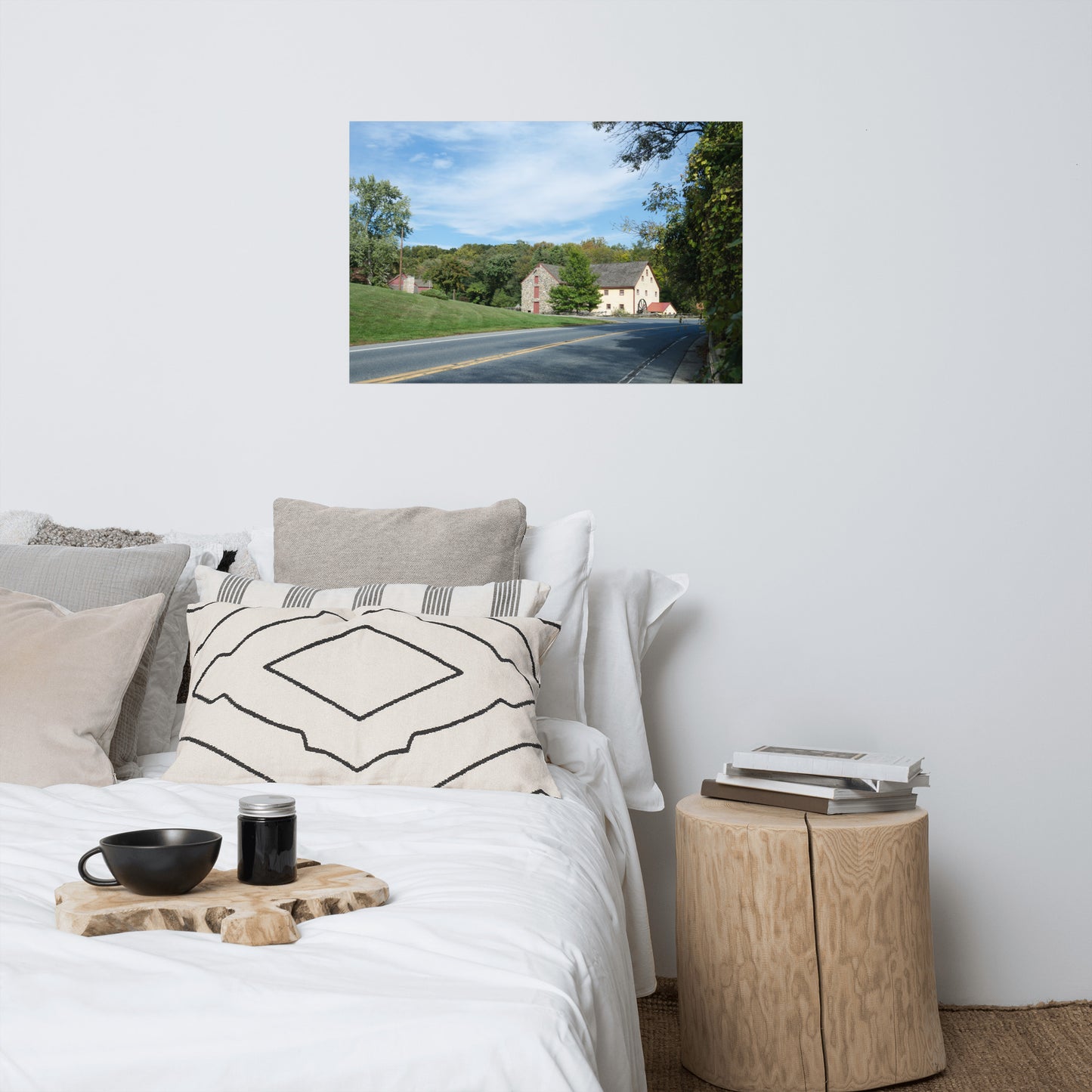Greenbank Mill Summer Color Rustic Architectural Farmhouse Style Landscape Photo Loose Wall Art Prints