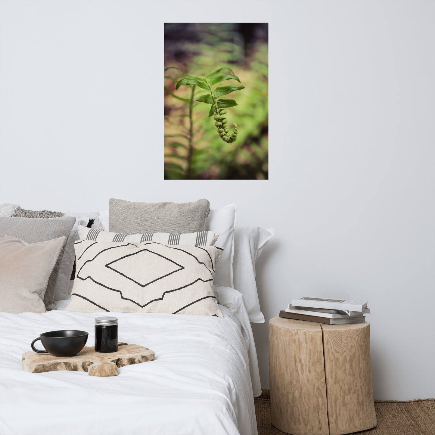 Growth of the Forest Floor Rustic Farmhouse Style Botanical Nature Photo Loose Unframed Wall Art Prints