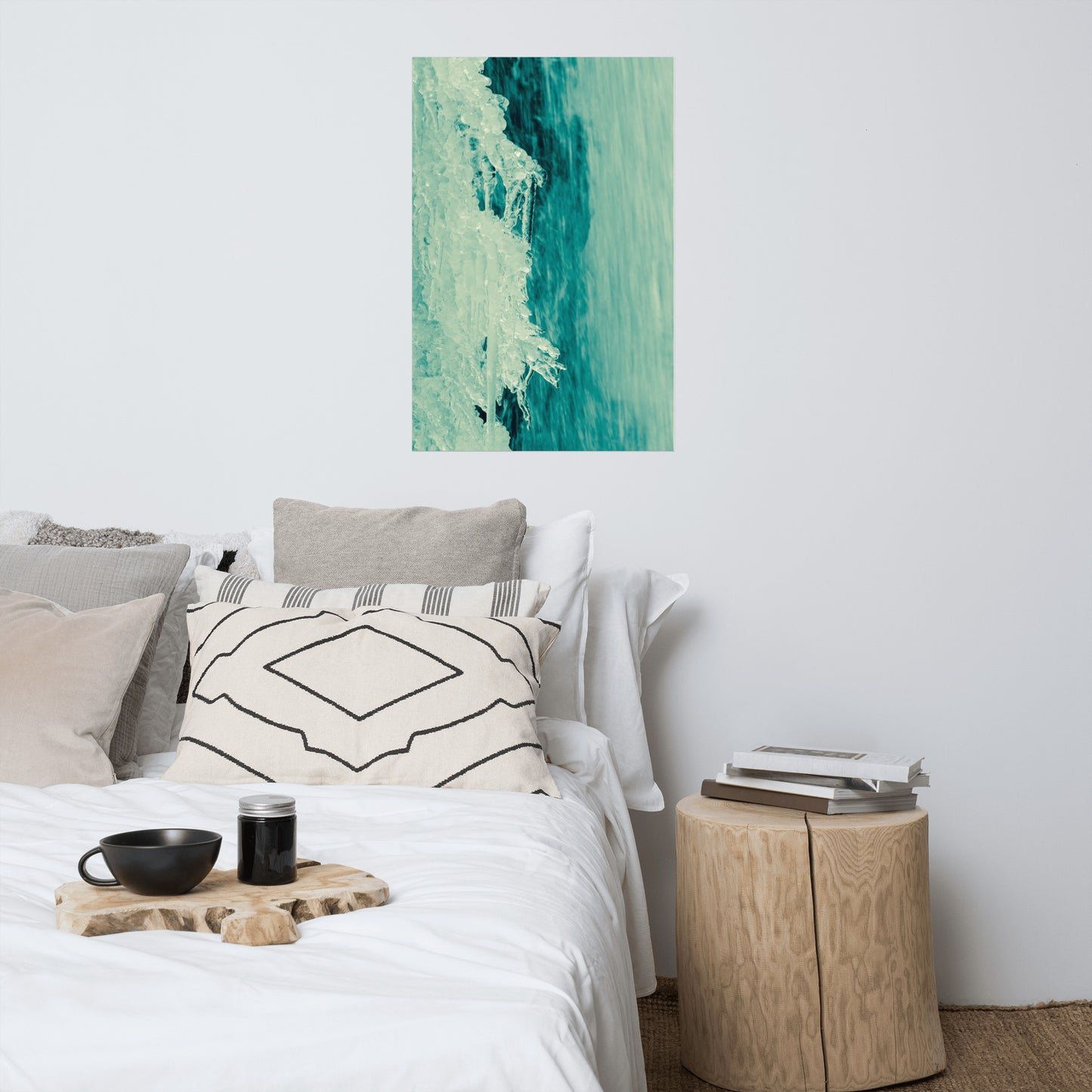 Ice and Falls Abstract Nature Photo Loose Unframed Wall Art Prints
