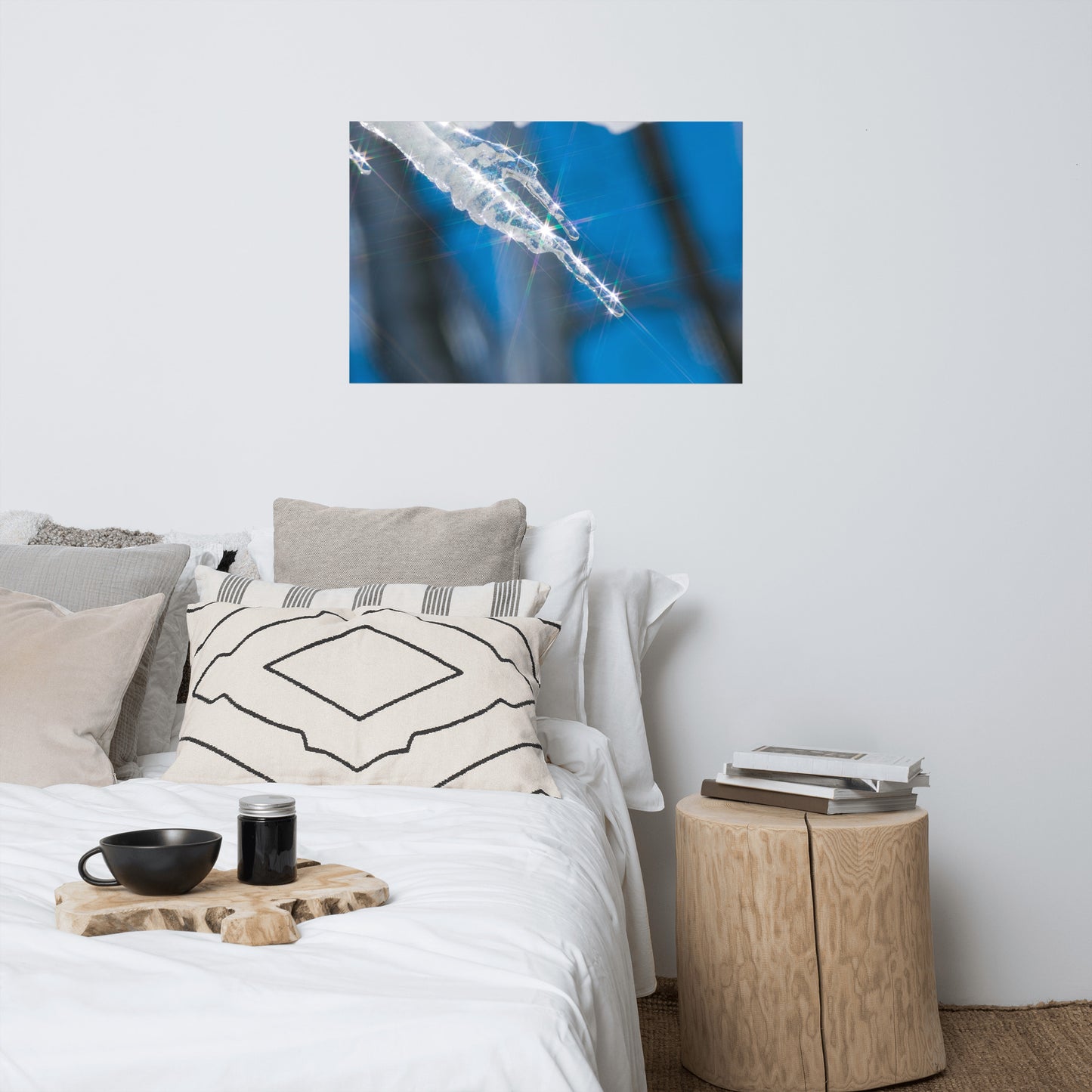 Icicle Nature Photo Loose Unframed Wall Art Prints