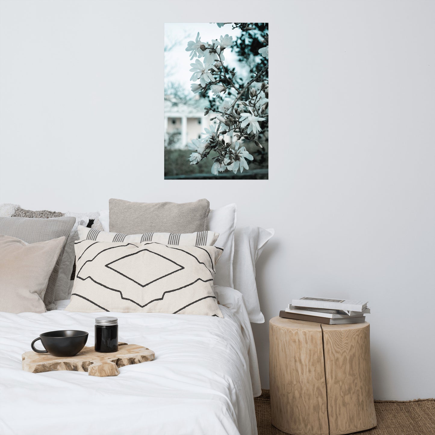 Mansion Blooms Floral Nature Photo Loose Wall Art Print
