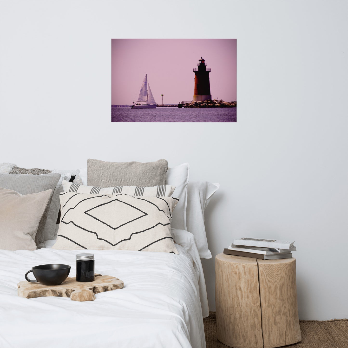 Sailing in the Bay Landscape Photo Loose Wall Art Prints