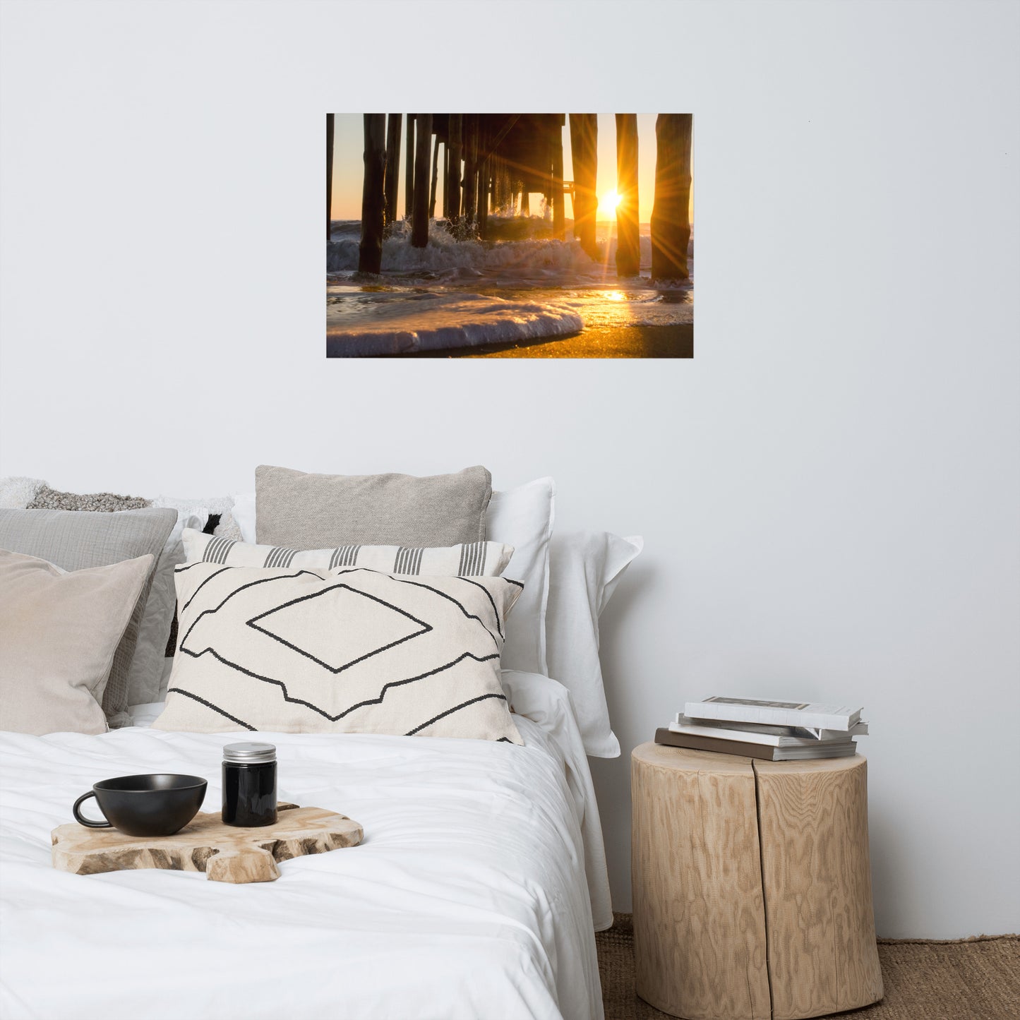 Seafoam In The Sunlight Landscape Photo Loose Wall Art Prints