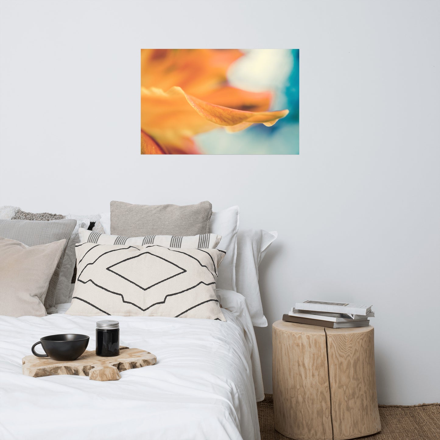 Serene Petals Of Life Floral Nature Photo Loose Unframed Wall Art Prints