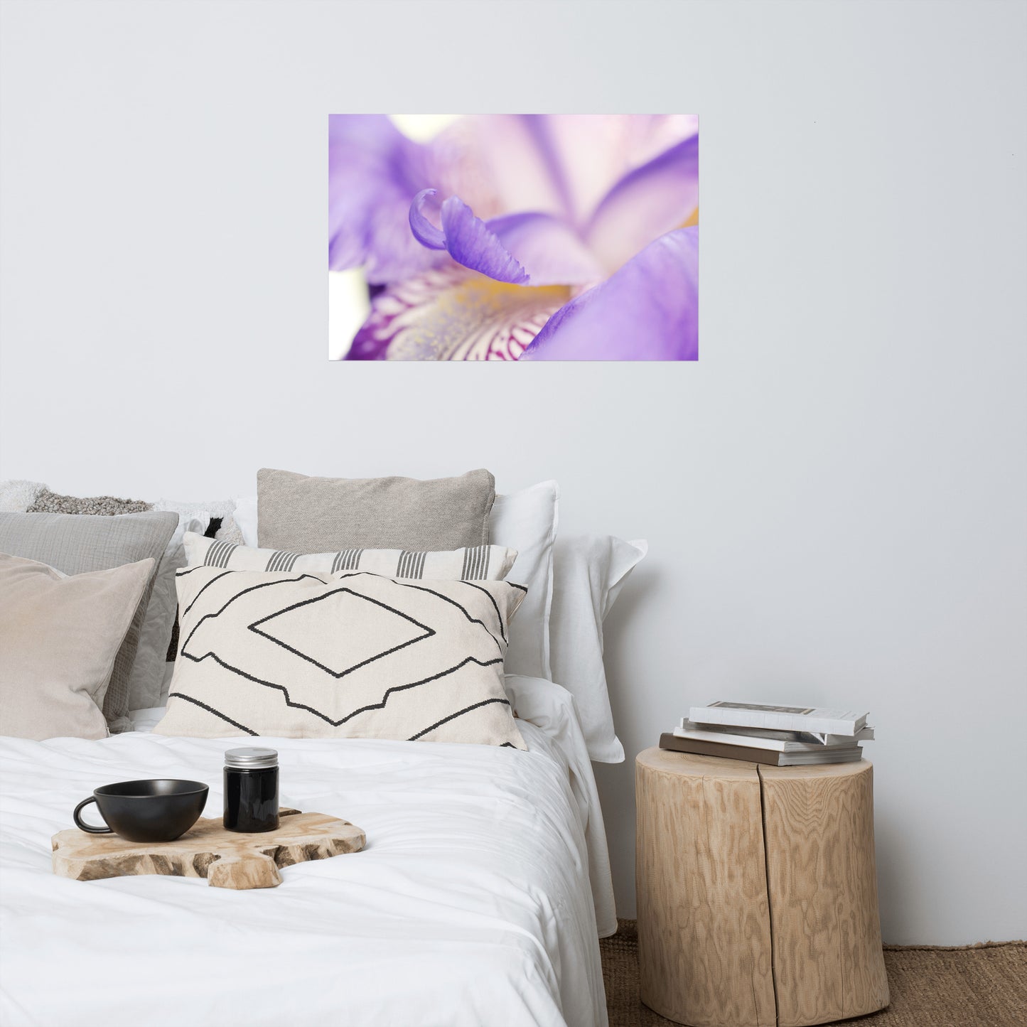 Soft Focus Iris Petals Floral Nature Photo Loose Unframed Wall Art Prints