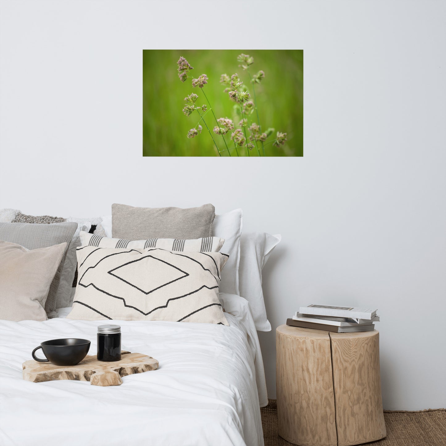 Softened Fields Rustic Farmhouse Style Botanical Nature Photo Loose Unframed Wall Art Prints
