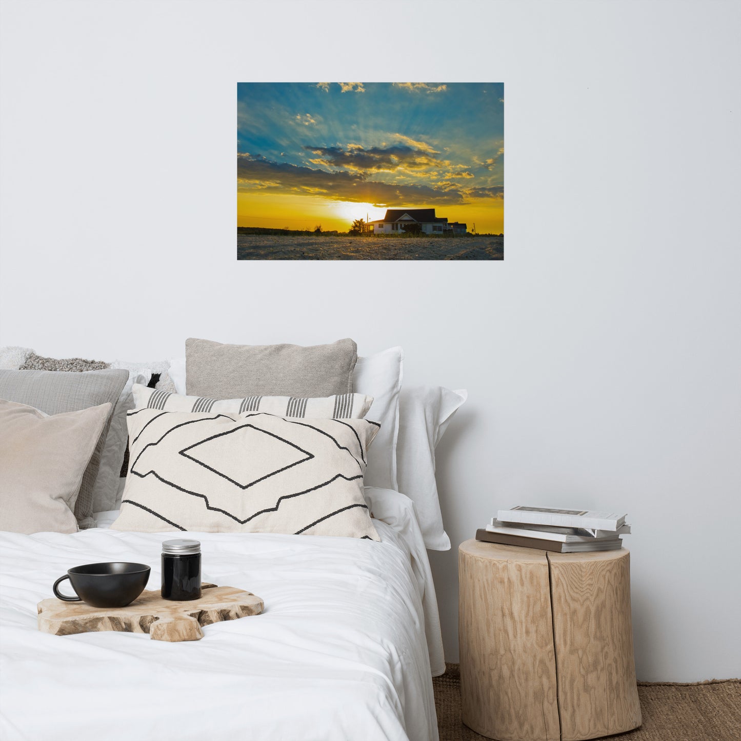 Sunset at Bowers Landscape Photo Loose Wall Art Prints
