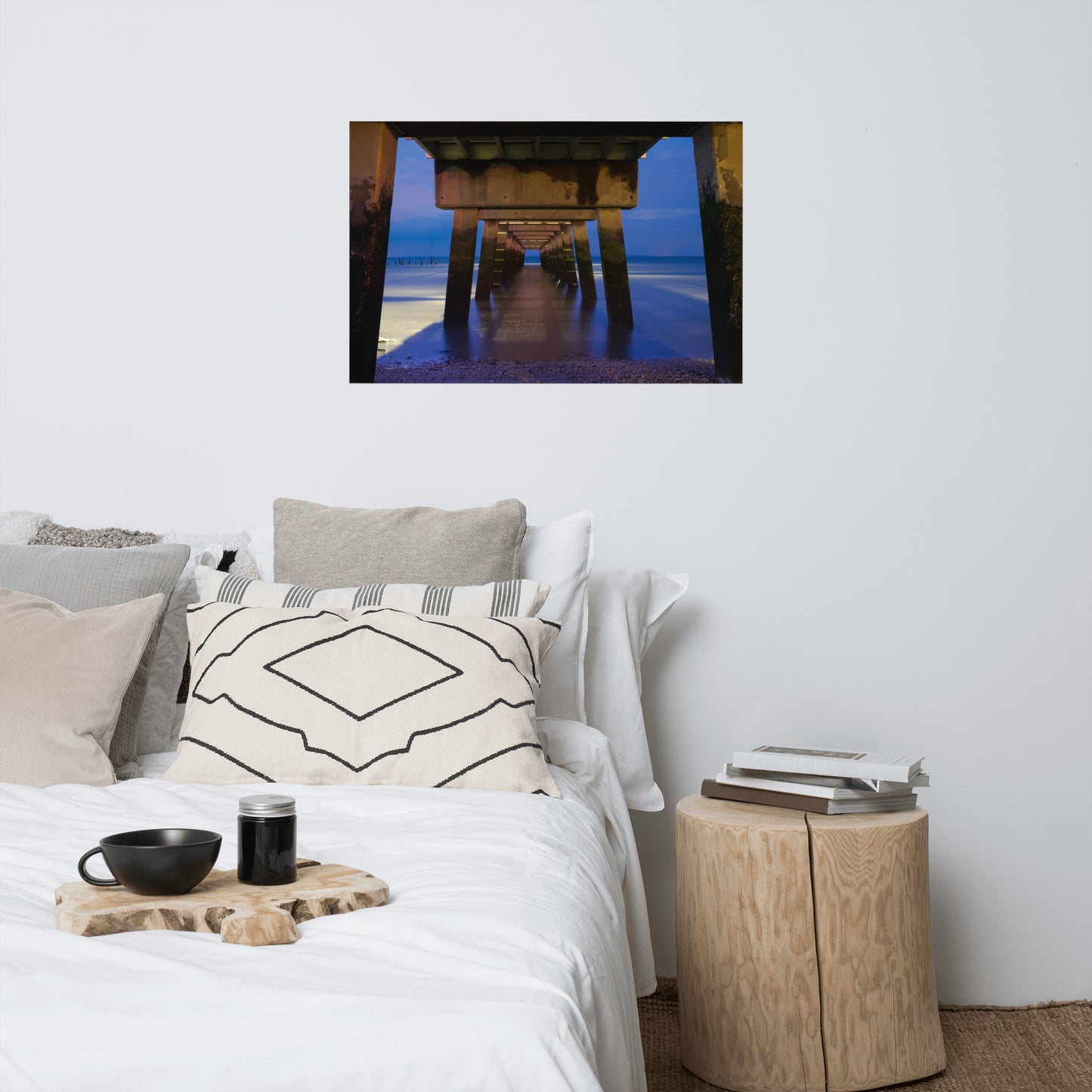 Under the Pier Coastal Landscape Photo Loose Wall Art Prints