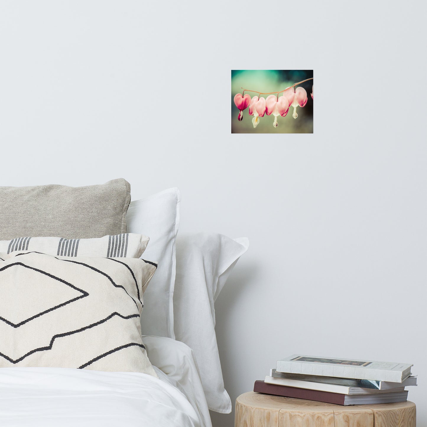 Be Still My Bleeding Heart Colorized Floral Nature Photo Loose Unframed Wall Art Prints