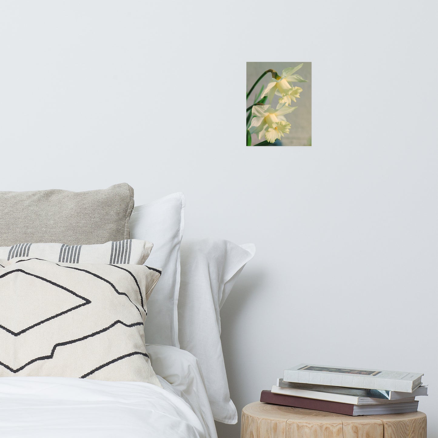 Colorized Daffodils Floral Nature Photo Loose Unframed Wall Art Prints