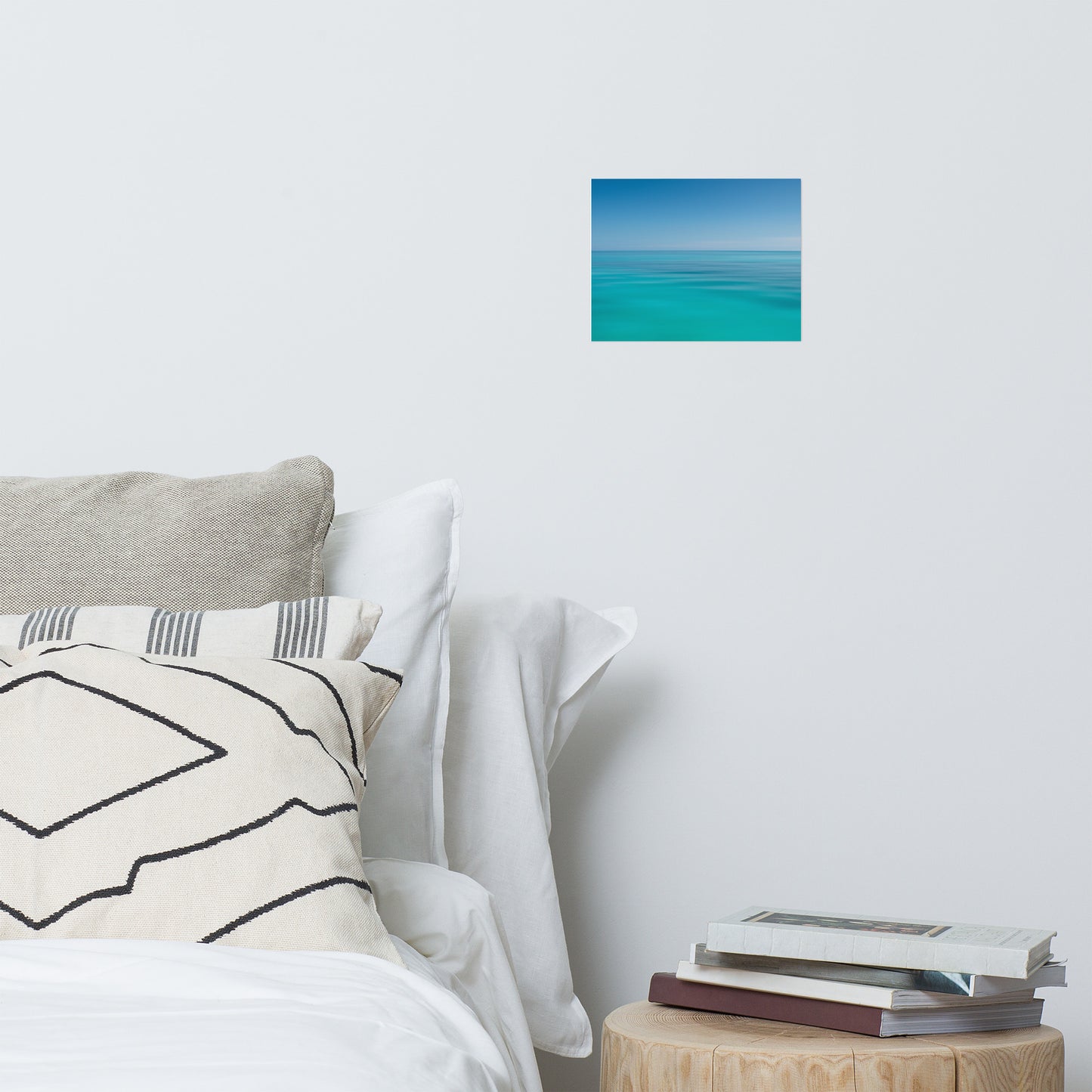 Colors of The Tropical Sea Abstract Coastal Landscape Photo Paper Poster