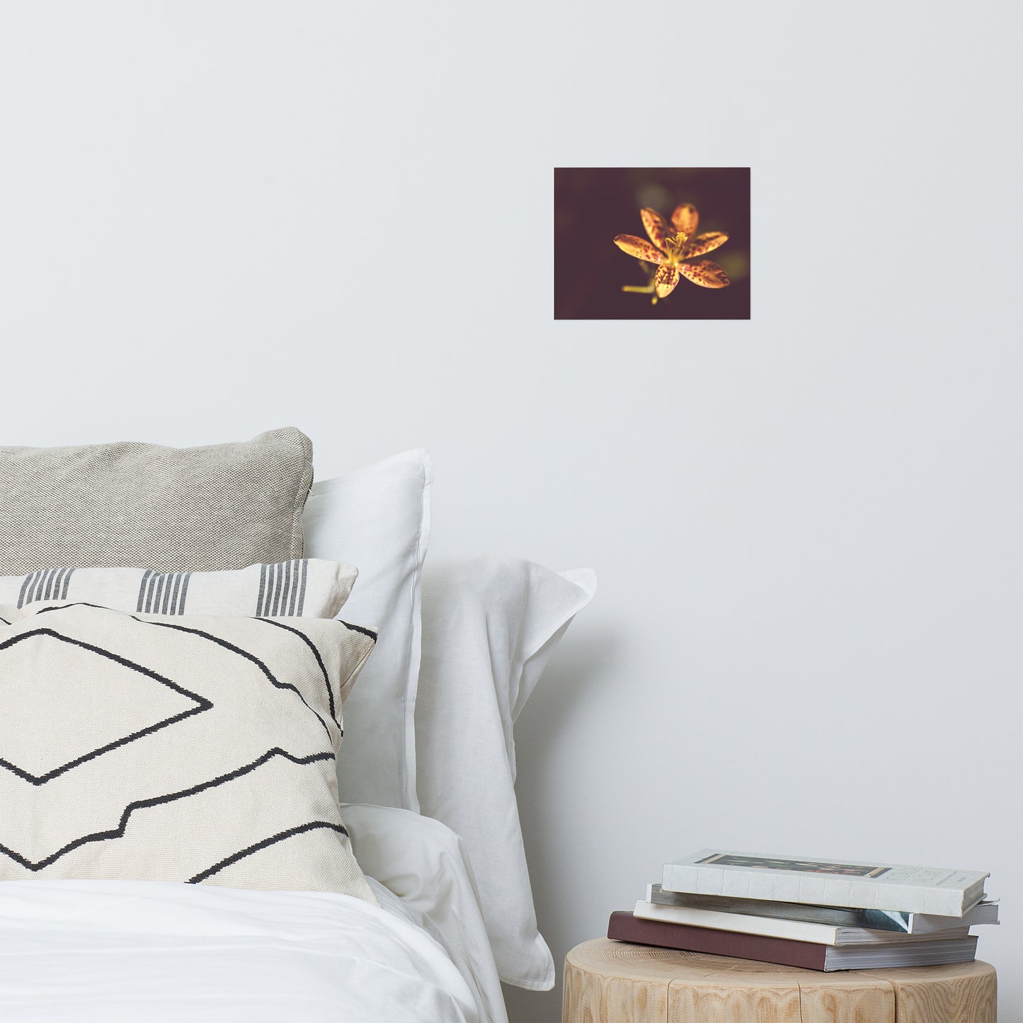 Dramatic Orange Leopard Lily Flower Nature Photo Loose Unframed Wall Art Prints
