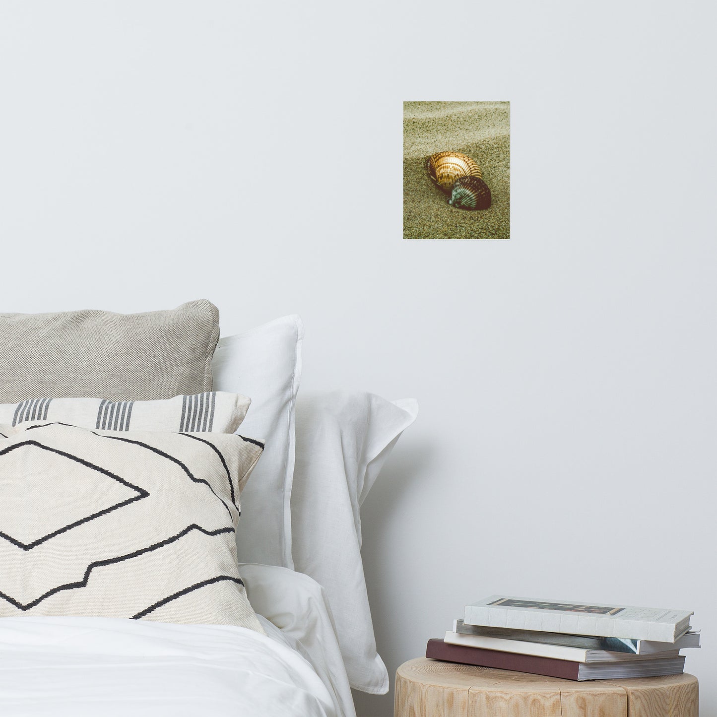 Dreamy Beach Seashells Coastal Nature Photo Loose Unframed Wall Art Prints