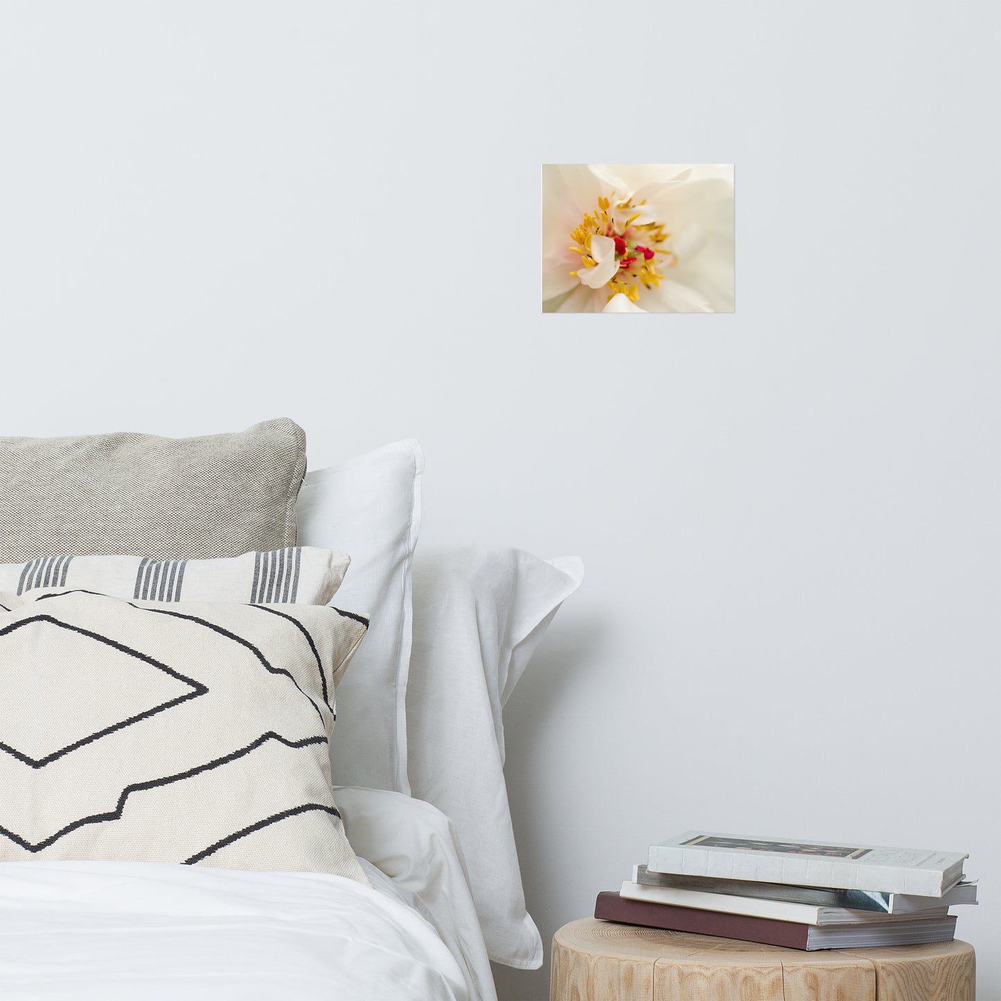 Eye of Peony Floral Nature Photo Loose Unframed Wall Art Prints