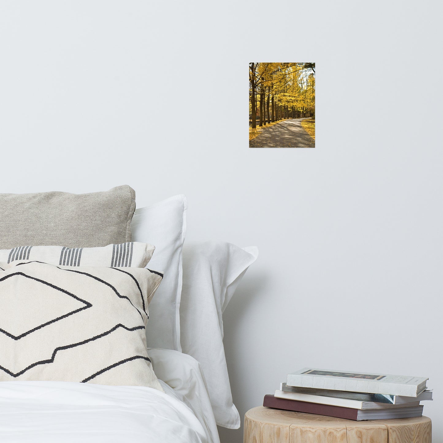 Fall Path Farmhouse Style Landscape Photo Loose Wall Art Print