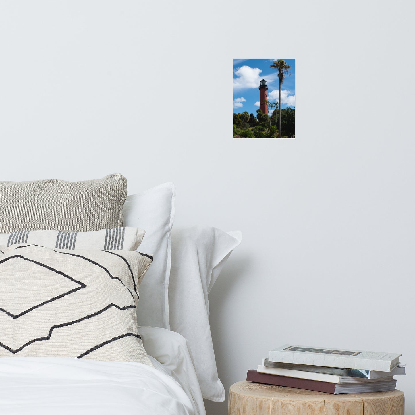 Jupiter Lighthouse Color Coastal Architectural Landscape Photo Loose Art print