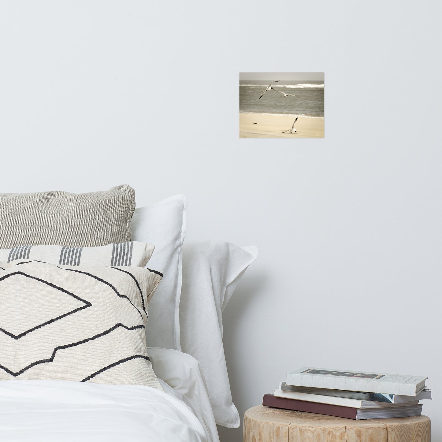 Life at the Shore Minimal Coastal Wildlife Landscape Photo Loose Unframed Wall Art Prints