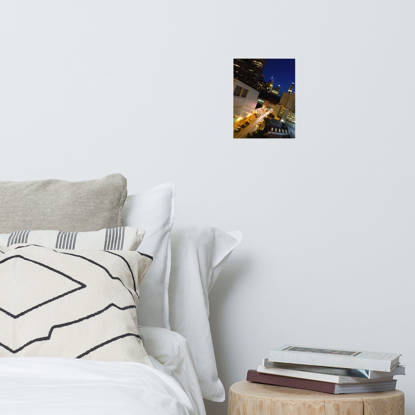Light Trails In Philly Urban Landscape Loose Unframed Wall Art Prints