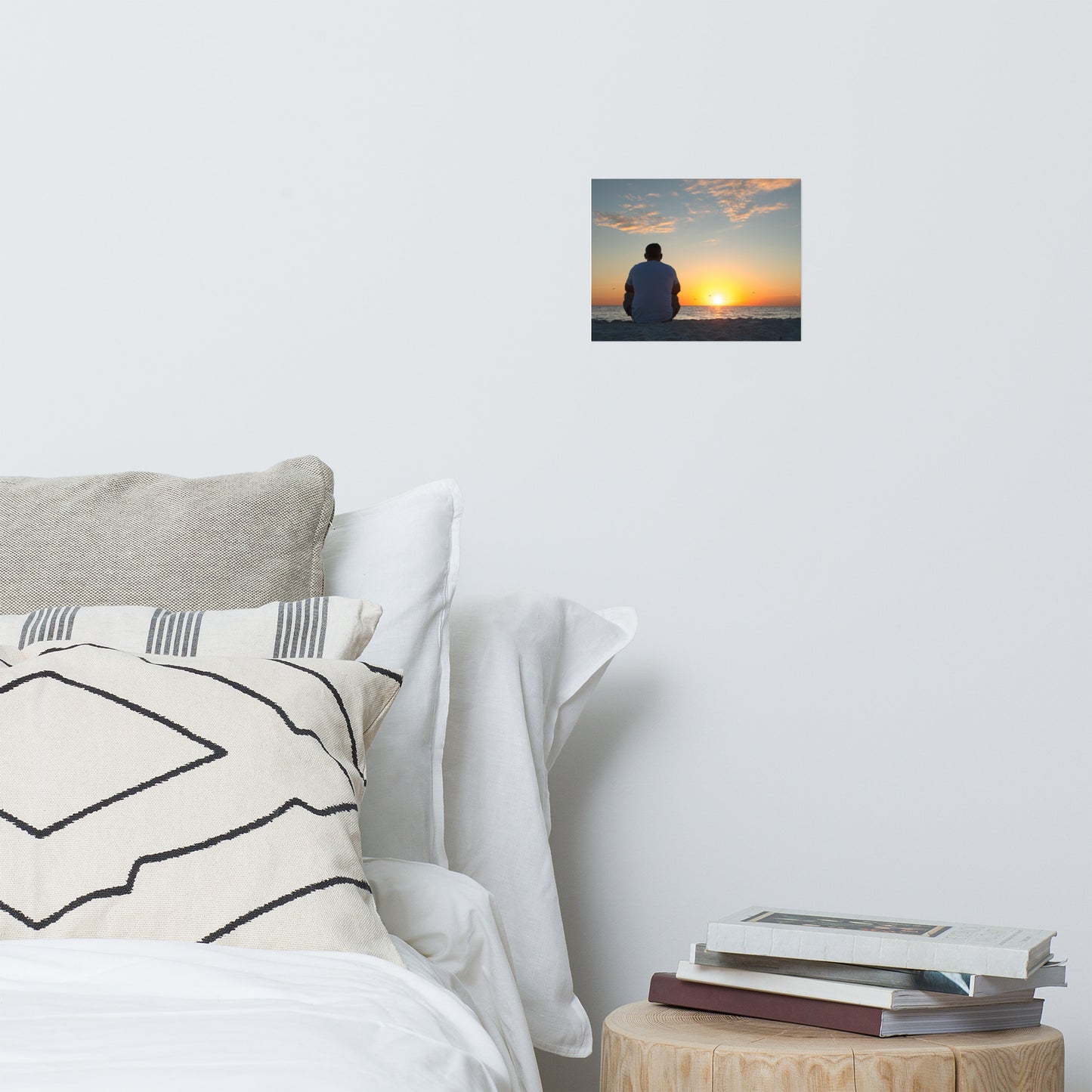 Reflections of The Day Coastal Sunset Landscape Photo Paper Poster