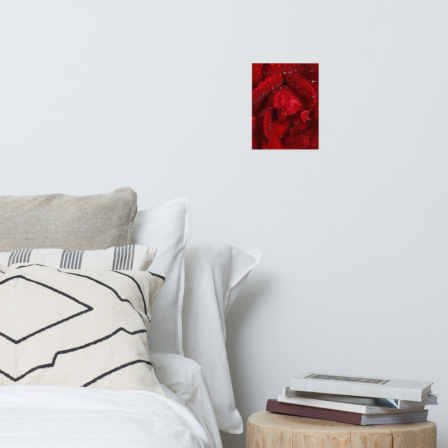 Royal Red Rose Floral Nature Photo Loose Unframed Wall Art Prints