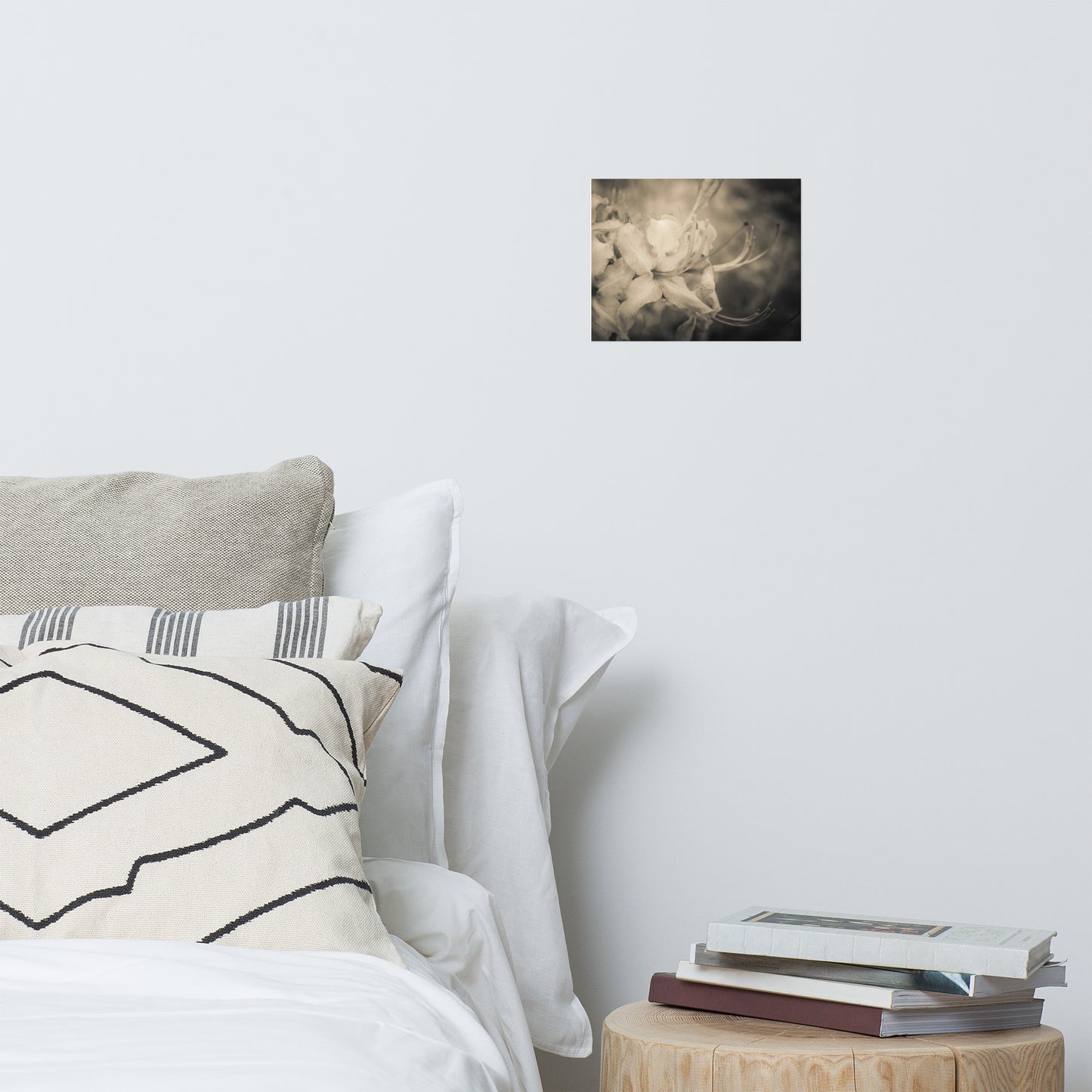 Sepia Aged Rhododendron Blooms Floral Nature Photo Loose Unframed Wall Art Prints