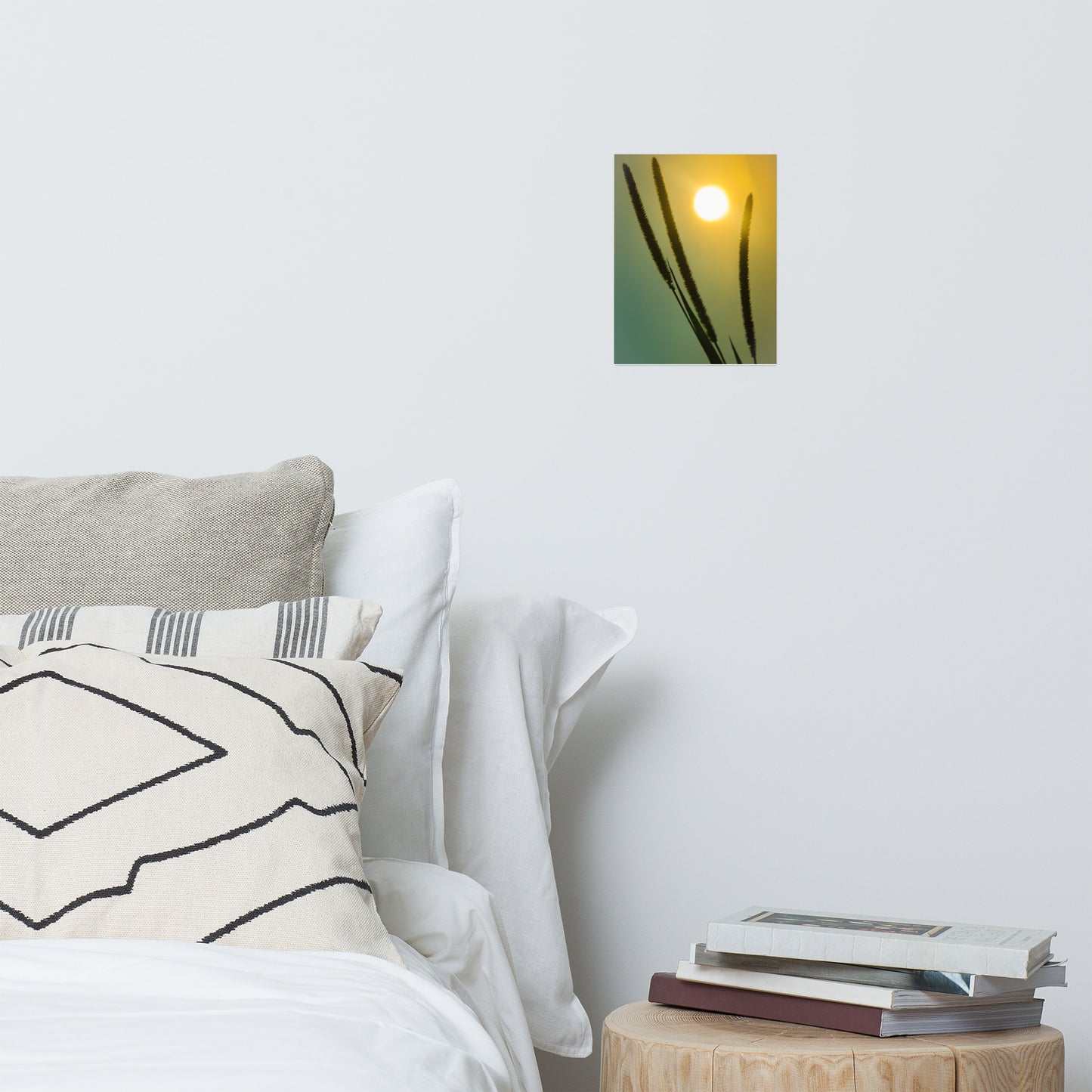 Silhouettes in Sunset Rustic Farmhouse Style Botanical Nature Photo Loose Unframed Wall Art Prints