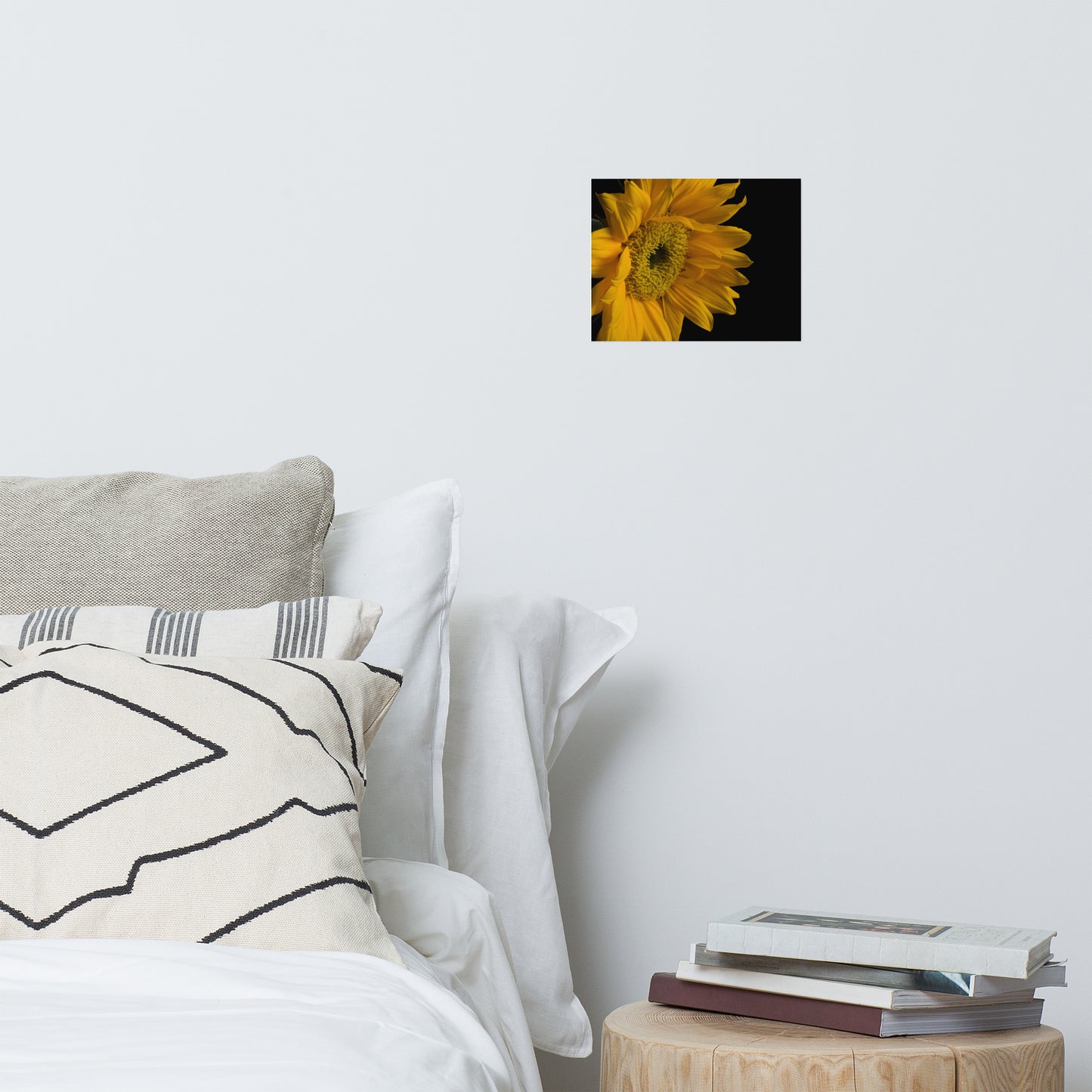 Sunflower from Left Floral Nature Photo Loose Unframed Wall Art Prints