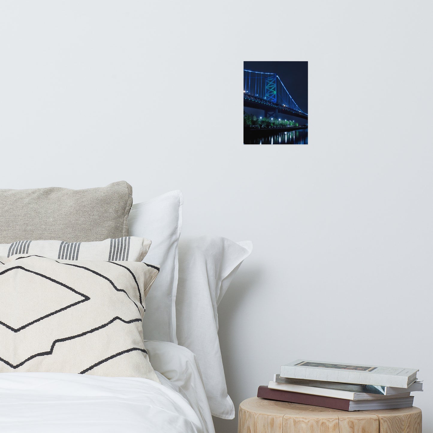 The Ben Franklin Bridge 3 Architectural Urban Landscape Loose Unframed Wall Art Prints