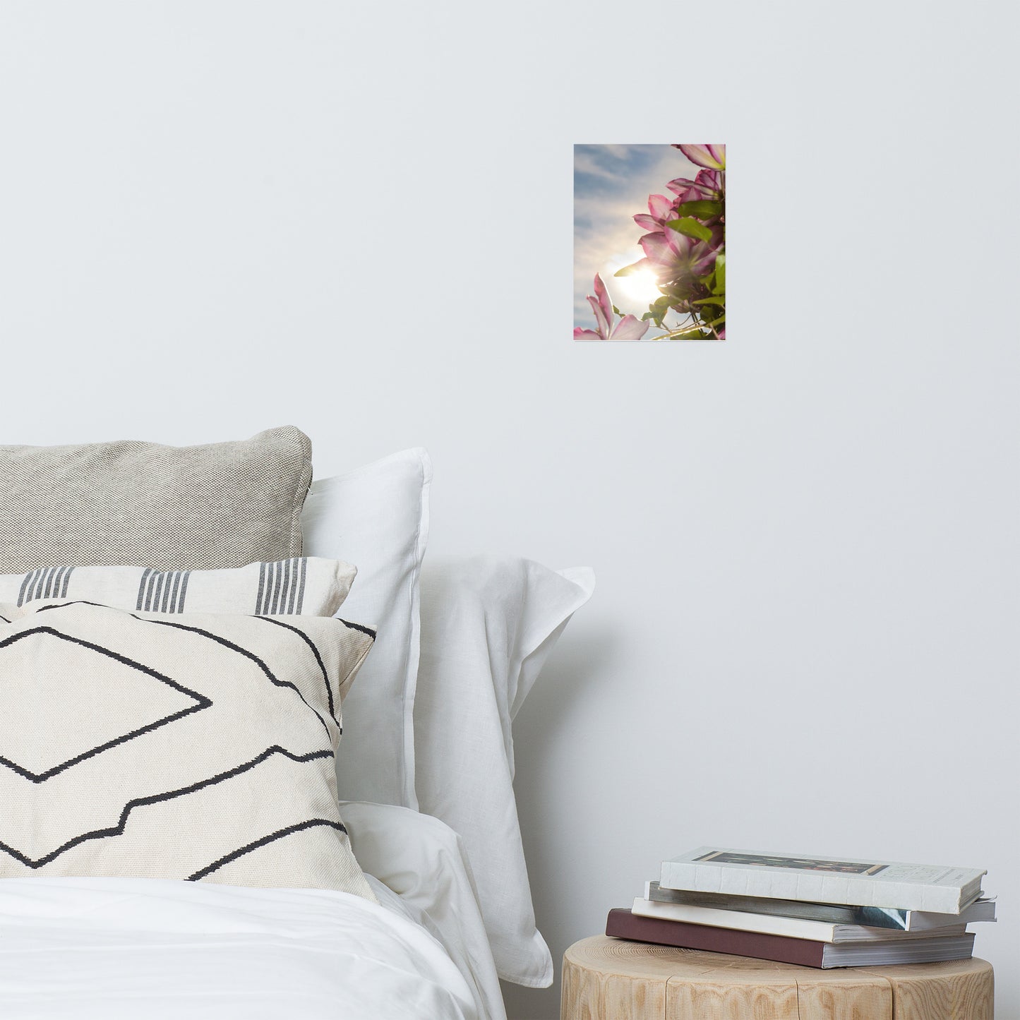 Towering Clematis Floral Nature Photo Loose Unframed Wall Art Prints