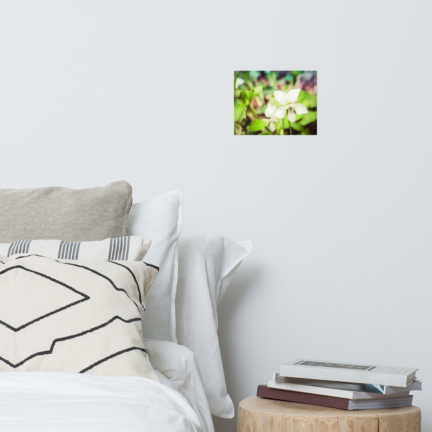 Tranquil China Violet Floral Nature Photo Loose Unframed Wall Art Prints