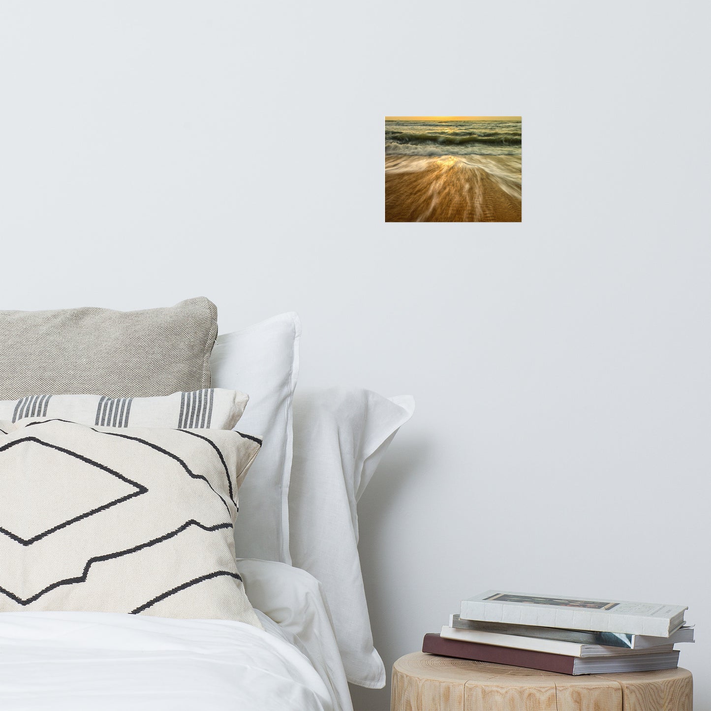 Washing Out to Sea Coastal Nature Photo Loose Unframed Wall Art Prints