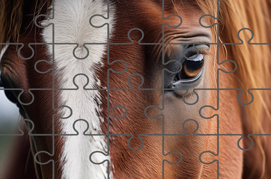 Relax and Restore: "A Gentle Giant's Eye" Jigsaw Puzzle