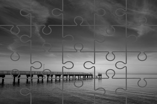 End of the Pier Coastal Landscape Photograph Free Online Jigsaw Puzzle