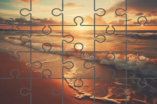 The Wave's Embrace Realism Digital Painting Beach Artwork Free Online Jigsaw Puzzle