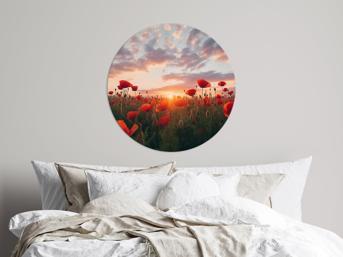 Downloadable Art: A Field of Memories Poppy Photorealistic Digital Floral Artwork