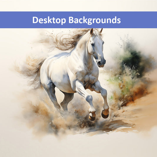 A Field of Dreams Watercolor Painting Digital Watercolor Painting Wallpaper for Computer
